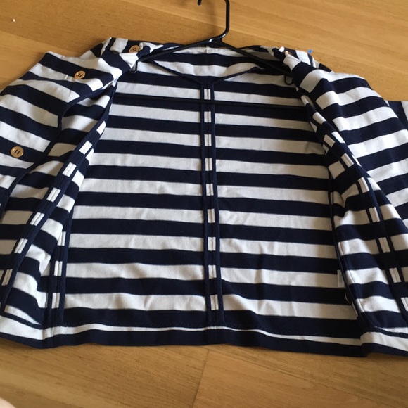 Used j.crew xxs stripped blazer - Picture 6 of 7